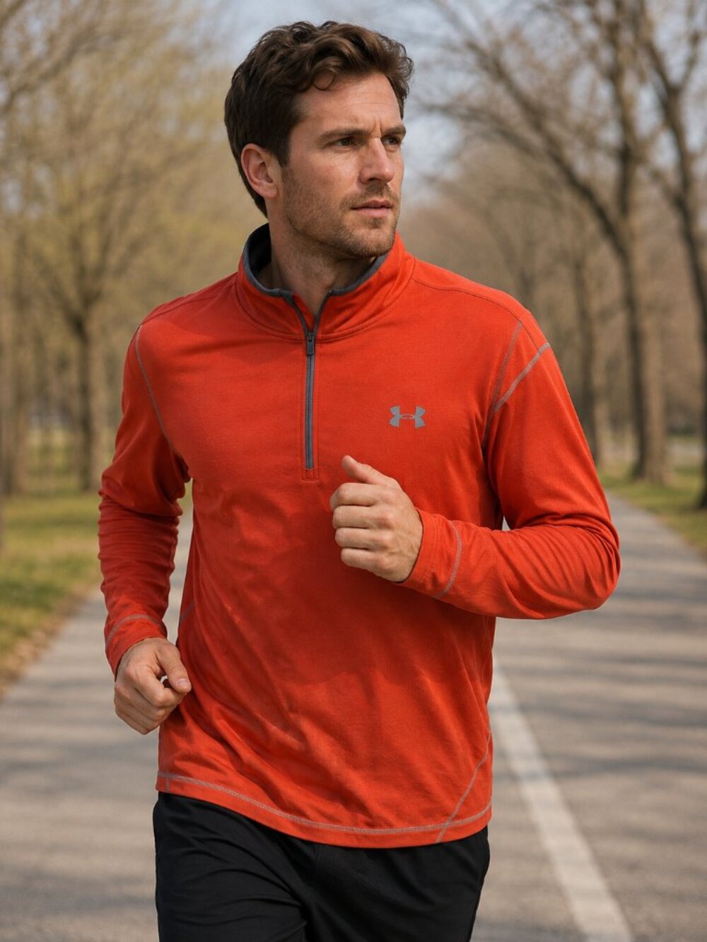 Under Armour Pull Over Half Zip Sweatshirt - XL
